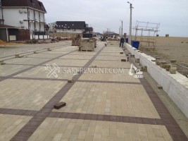 Укладка тротуарной плитки