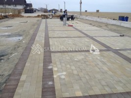 Укладка тротуарной плитки